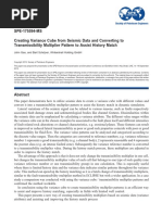 Creating Variance Cube From Seismic Data and Converting To Transmissibility Multiplier Pattern To Assist History Match