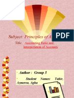 Subject:: Principles of Accounts