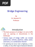 Bridge Engineering: by Dr. Ramesh P S Professor