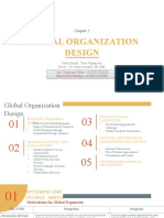 ch.5 GLOBAL ORGANIZATION DESIGN