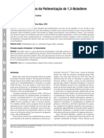 Principais Aspectos Da Polimerização Do 1,3-Butadieno: A R T I G O