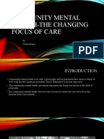 Changing Focus of Care