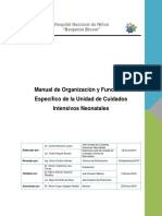 3202-Manual de Organización y Funciones de La Unidad de Cuidados Intensivos Neonatales PDF