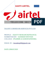 Telecom Sector: Bharti Airtel