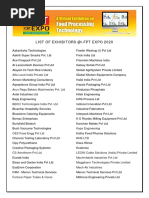 i-FPT Expo 2020 - Exhibitors List - 3-7-2020