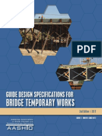 Guide Design Specifications For: Bridge Temporary Works