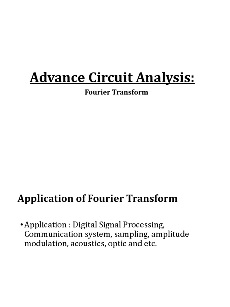 3.2 FourierTransform PDF | PDF