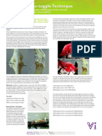 The Iso-Toggle Technique: For Extra-Articular Stabilisation of The Cruciate Deficient Stifle Using Ligafiba