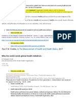 The Measurement of Health and Health Status