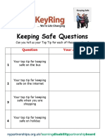Keeping Safe Questions: Your Answer