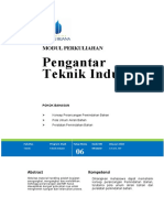 Modul Pengantar Teknik Industri (TM6)