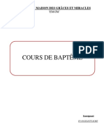 Page de Garde Cours de Bapteme PDF