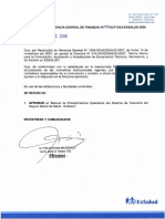MANULA DE PROCEDIMIENTOS OPERATIVOS TESORERIA ESSALUD - PDF