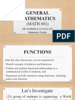 General Mathematics: (MATH 001)