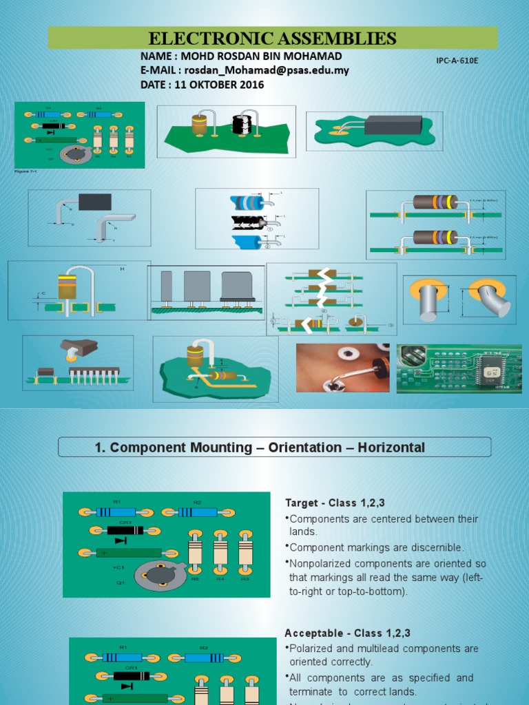 Soldering Standards for Electronic Assemblies | PDF | Electrical ...