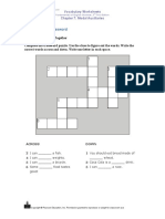 Worksheet 10.: Crossword