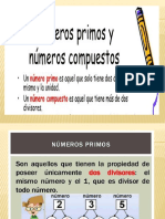 Números Primos y Compuestos