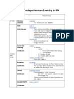 Asynchronous Learning 1