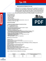 Regulador de Presion HSR PDF