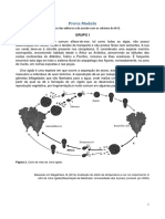 Prova Modelo sobre Algas e Sismologia