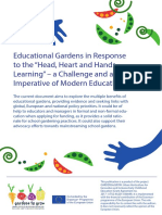 Educational Gardens Promote Head, Heart and Hands Learning