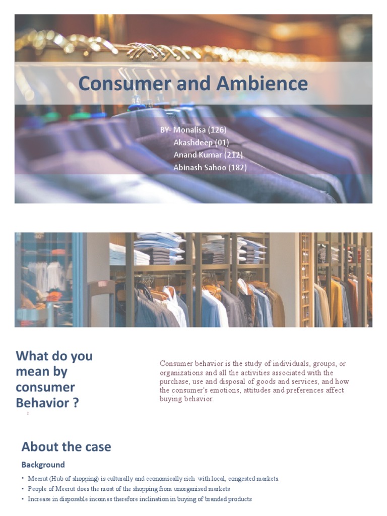 Understanding Consumer Behavior in Retail | PDF | Consumer Behaviour ...