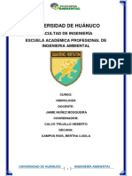 UNIVERSIDAD DE HUÁNUCO - Hidrologia