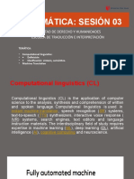 Tradumática: Sesión 03: Facultad de Derecho Y Humanidades Escuela de Traducción E Interpretación