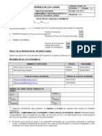 Fo-Doc-41 Formato de Compromiso y Presentacion de La Propuesta de Opcion de Grado