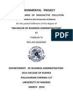 Environmental Project: "Bachelor of Business Administration"