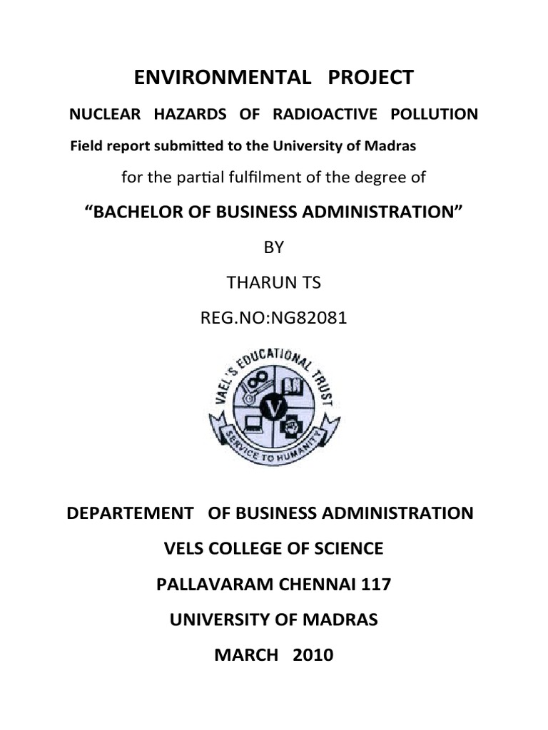 Environmental Project: 