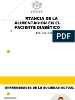 IMPORTANCIA DE LA ALIMENTACION EN EL PACIENTE DIABETICO.pptx
