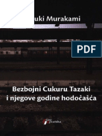 Haruki Murakami Bezbojni Cukuru Tazaki I Njegov