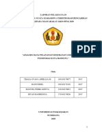 Laporan Kelompok KKN - Analisis Daring Pelayanan Kesehatan Gigi Dan Mulut Puskesmas Kota Bandung PDF