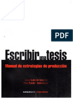053. MasterTESIS - Escribir una tesis, Manual de estrategias de producción - Liliana cubo de severino 2011.pdf