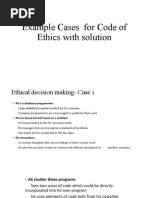 Example Cases For Code Of Ethics With Solution Software Bug Privacy
