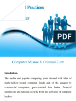 Week 10 Computer Misuse and Criminal Law