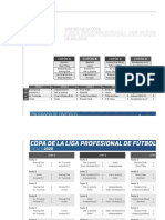 El Fixture de La LIga Profesional de Fútbol