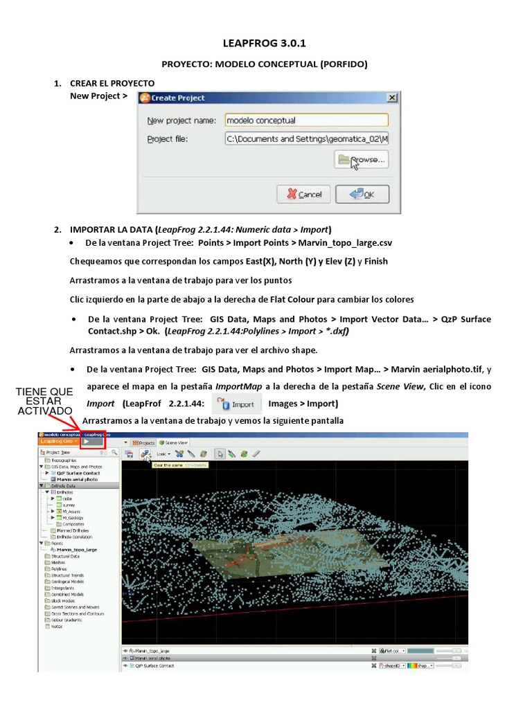 LEAPFROG GEO 3.0.1 - Modelo Conceptual, PORFHYRY MODEL PDF | PDF ...