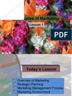 Principles of Marketing: Lesson 1