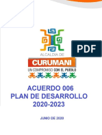 Plan de Desarollo 2020-2023 Curumani PDF
