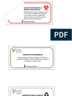 Embalaje de Canecas de Desecho Del Laboratorio