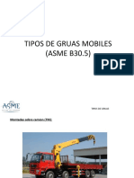 Tipos de grúas móviles ASME B30.5