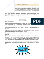 La Notion de Pression PDF