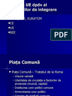 E Voluţia UE DPDV Al Structurilor de Integrare