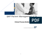 SAP Patient Management 4.72: Clinical Process Builder