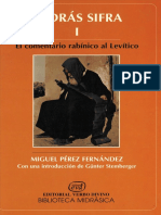 Midras Sifra El Comentario Rabinico Al Levitico - Miguel Pérez Fernandez PDF