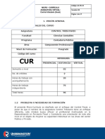 Curriculo 2016 Control tributario