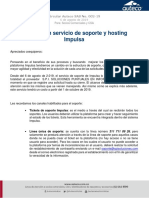 002-19 Cambios en Servicio de Soporte y Hosting Impulsa PDF
