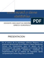 Score Mamá - Docente - MGS - Martha Ordóñez Hinojosa - Gineco-Quirurgico PDF